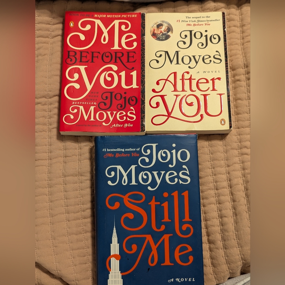 Jojo Moyes Book Set - Two Paperbacks & One Hardback
